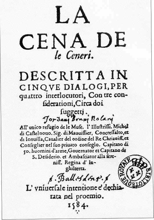 Naslovna stran Veerje na pepelino sredo iz leta 1584.