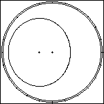 the moveable horizon window for the planisphere