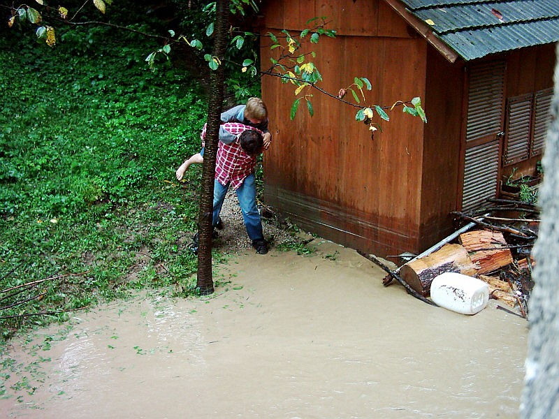 poplave v Sevnici 21.8.2005