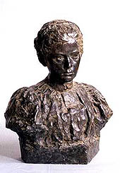 Portrait of a Girl, undated, bronze, h 59 cm  / Portret deklice, nedatirano, bron.